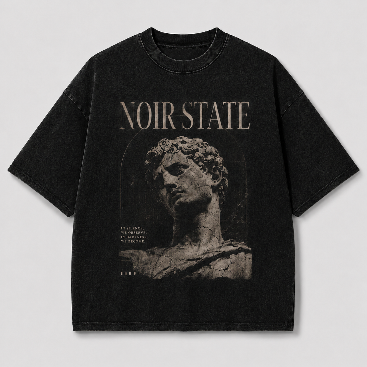Faded Black Over-Sized Shirt Faded Black Over-Sized Shirt